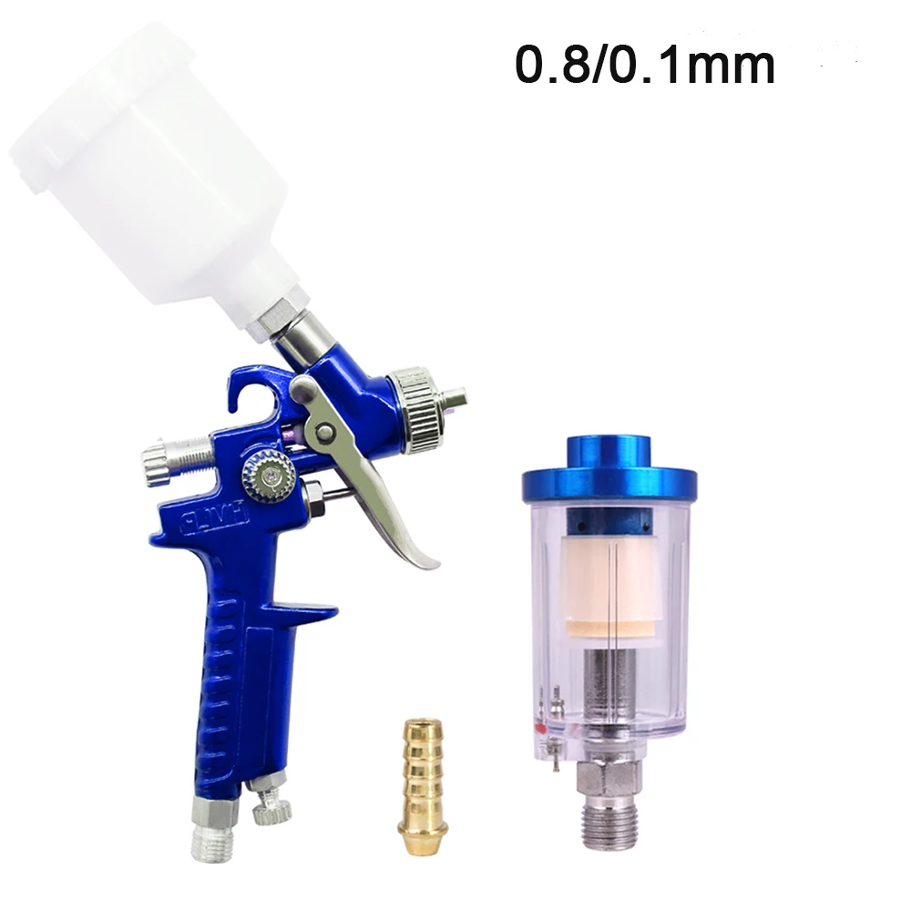 

0,8/1,0 мм H2000 пневматический пистолет-распылитель + масловодоотделитель, профессиональный автомобильный инструмент для окраски распылением