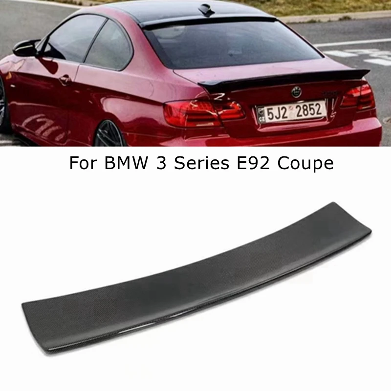 

FOR BMW 3 Series E92 Coupe&E92 M3 ID Style Carbon fiber Rear Spoiler Trunk wing 2006-2013 FRP Glossy black Forged carbon