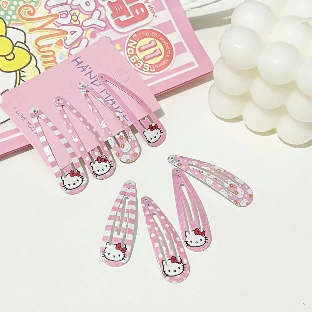 Cute Hair Clips Hellow Kitty Bb Clips For Children And Girls Hair Accessory For Girls Y2k Fashion Hair Accessories