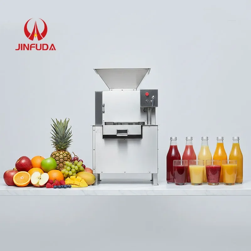 for Jam Raw Material Production Automatic Stainless Steel Industrial Puree Screw Juicer
