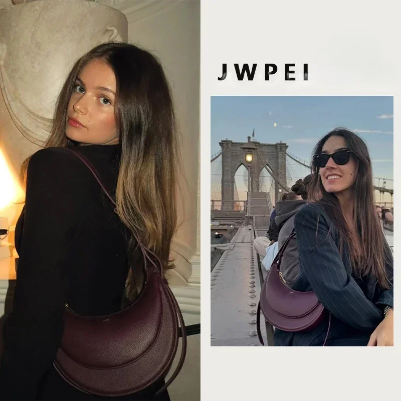 

JW PEI Half Moon Bag Crossbody Bag Commuter Bag Niche Bag Women's Exquisite Underarm Bag
