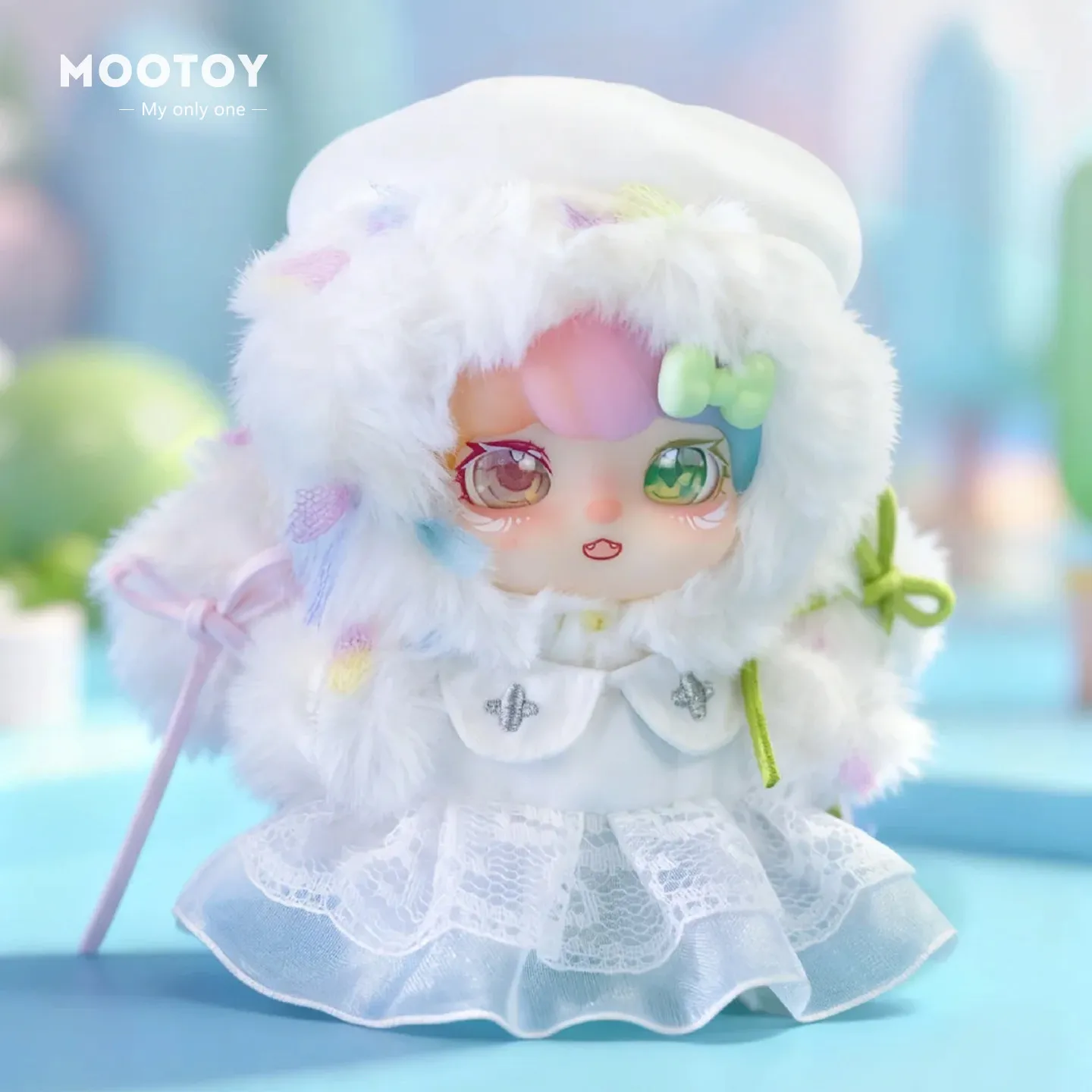 

New Lokiki Sweety2 Blind Box Doll Fluffy Vinyl Face Keychain Bag Charm Desktop Ornament Cute Gift For Adult Girls Collection
