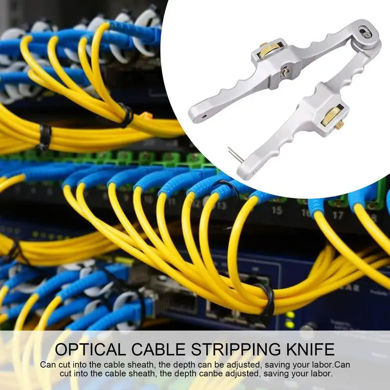 Ajustável Mid Span cabo Stripper, Wire Stripping Tool, Ferramenta de corte longitudinal, 4-10mm, Remoção Jacket