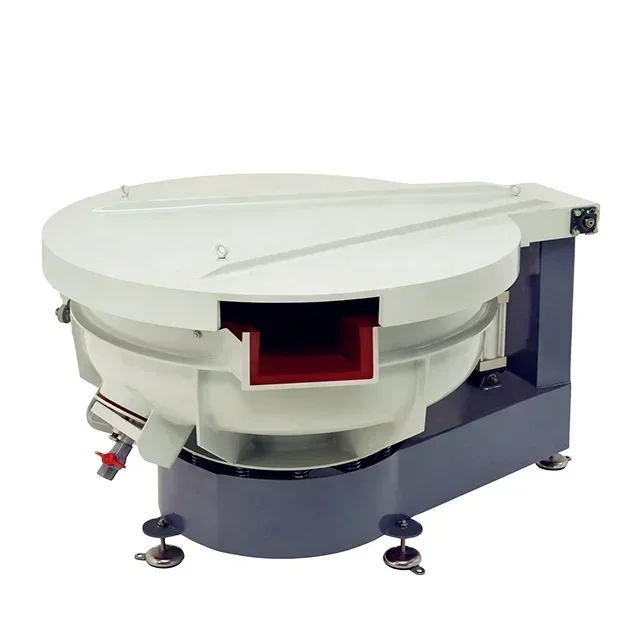 150L-600L Vibratory Finishing Machine with Sound Proof Cover/Vibrating Polishing Machine/Vibration Tumbler