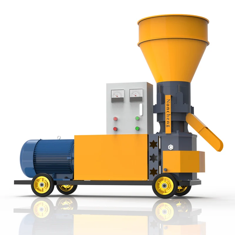 Automatic Feed Pellet Mill Small Home Pellet Mill Breeding Chicken Pig Cow Sheep Pellet Making Machine