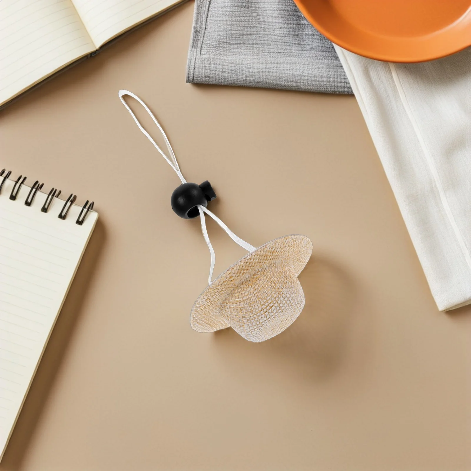 

2pcs Pet Straw Hat Small Dogs Gecko Puppy Size Flax Bridegroom Wear-resistant Decorative Dog Accessory Cat Hat Dog Vest Pet