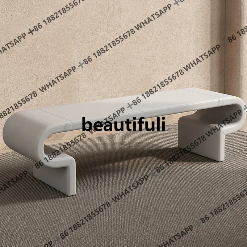 K182Modern aft stool Italian bed front bed master bedroom cloakroom, shoe change, sofa strip, household