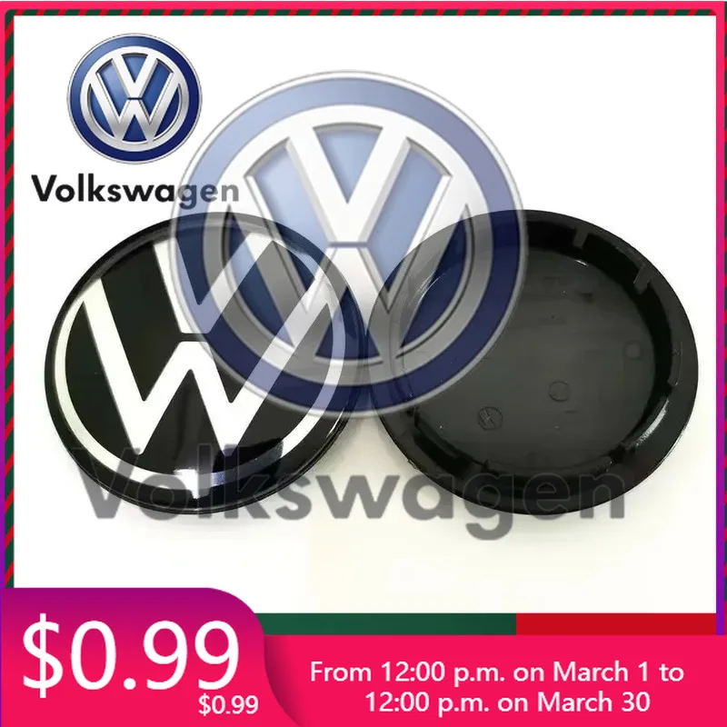 

Car Sticker NEW 56mm/65mm 40pcs 5HG601171 For Volkswagen Golf Passat Beetle CC Bora Polo Touareg Tiguan VW Wheel Center Cap