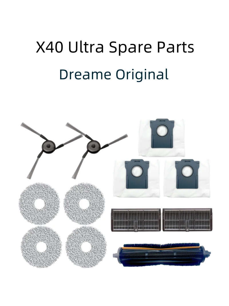 Kit Ricambi Per Aspirapolvere Robot Dreame X40 / X40 Pro / X40 Ultra / S30 Pro Ultra - 3