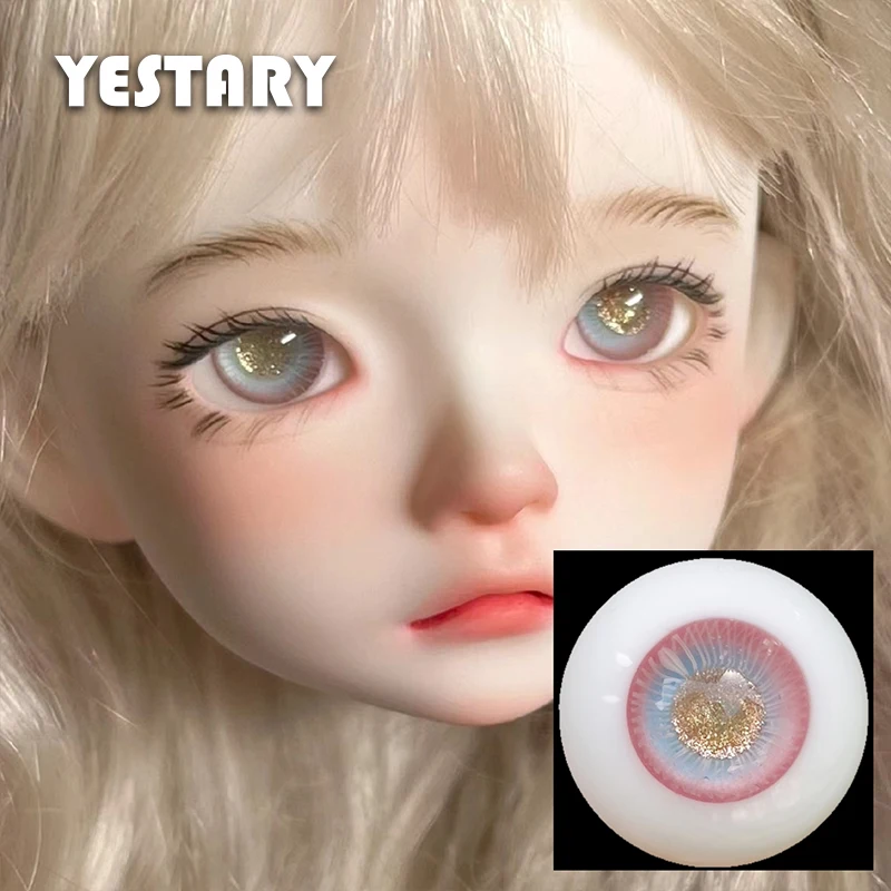 YESTARY BJD Doll Accessories 3D Eyes For Toys 10/12/14/16/18MM Movable Eyeballs Imitation Glass Eye For BJD OB11 Doll Girls Gift