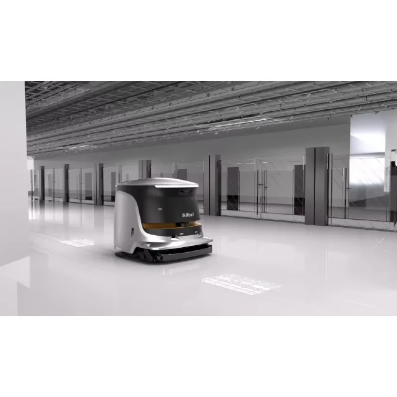 หุ่นยนต์ทำความสะอาดเชิงพาณิชย์ระบบนำทางอัตโนมัติ ทำความสะอาดตัวเอง กวาด ขัด ดูดฝุ่น ถูพื้น ออลอินวัน พร้อมรีโมทคอนโทรลและแอปพลิเคชัน