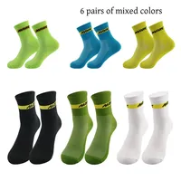6 Pairs Compression Socks for Men , Athletic Crew Socks Cushioned For Men Sports Running-Arch Support