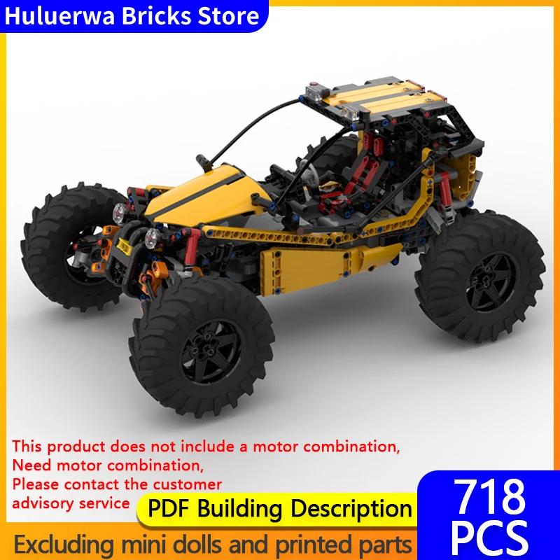 

Speed Racing Car Model MOC Building Bricks Beach Off-Road Racing Car Modular Technology Gifts Holiday Assemble Children Toy Suit
