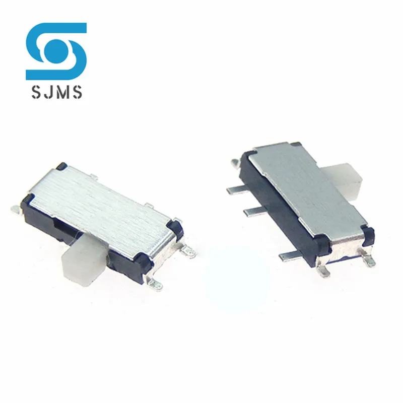 20PCS 7 Pin Mini Slide Switch On-OFF 2Position Micro Slide Toggle Switch 1P2T H=1.5MM Miniature Horizontal Slide Switch SMD SMT