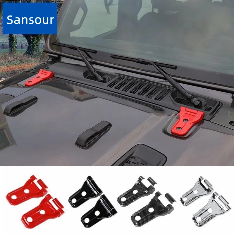 

Декоративные наклейки на крышку капота двигателя из АБС-пластика для Jeep Wrangler JL 2018 2019 2020 2021 2022 2023, автомобильные аксессуары