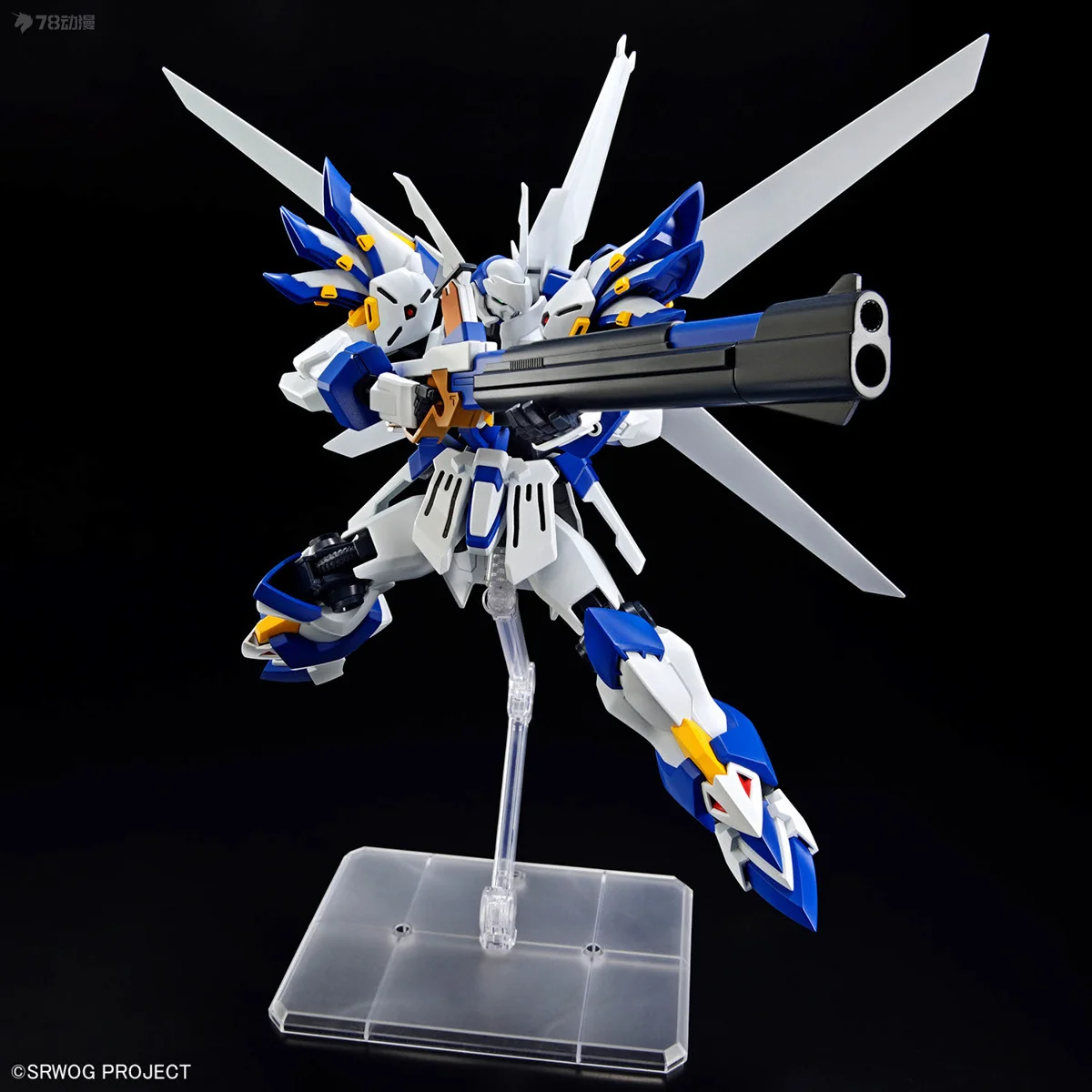 Bandai Origineel Bandai Uitgebreid Assemblagemodel HG Super Robot Battle White Knight Anime Actiepop Montagespeelgoed Cadeau