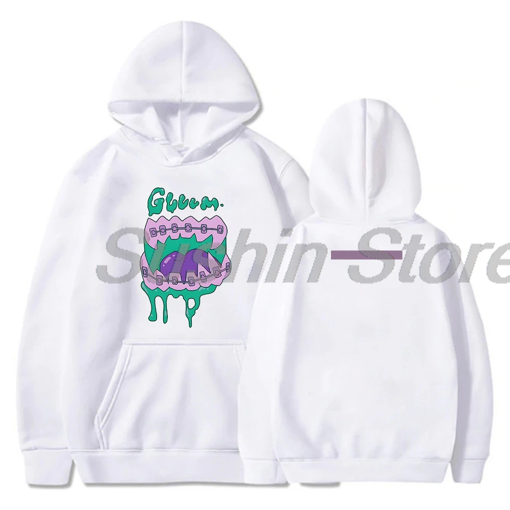 Quallen können nicht in der Nacht Anime Hoodie 2024 neue Manga Langarm Streetwear Männer Frauen Sweatshirt Harajuku Kleidung schwimmen