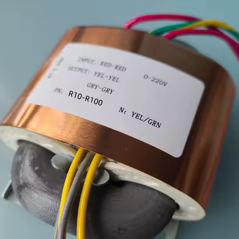 R Core Transformer Custom R10 R20 R30 R40 R50 R65 R Type Isolation Transformers 100V Copper Shield Pre-Decoder Power Amplifier