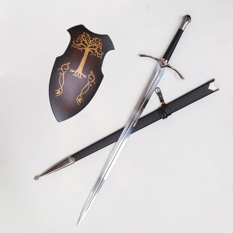 Metal Made Crafts 63cm Hobbit Witch-king of Angmar Morgul-blade Desktop Home Wall Hanging Decor Ornaments Adult Christmas Gift