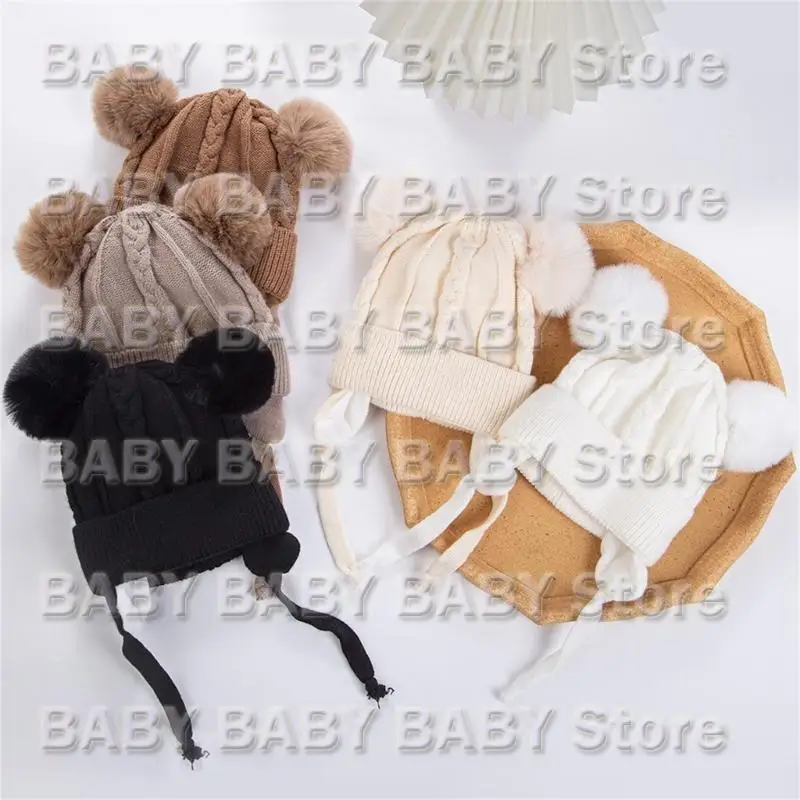 

Q81A Warm Baby Hat Baby Winter Hat with Ear Covers Baby Ear Protections Hat Infant Warm Ear Covering for Winter Warmth