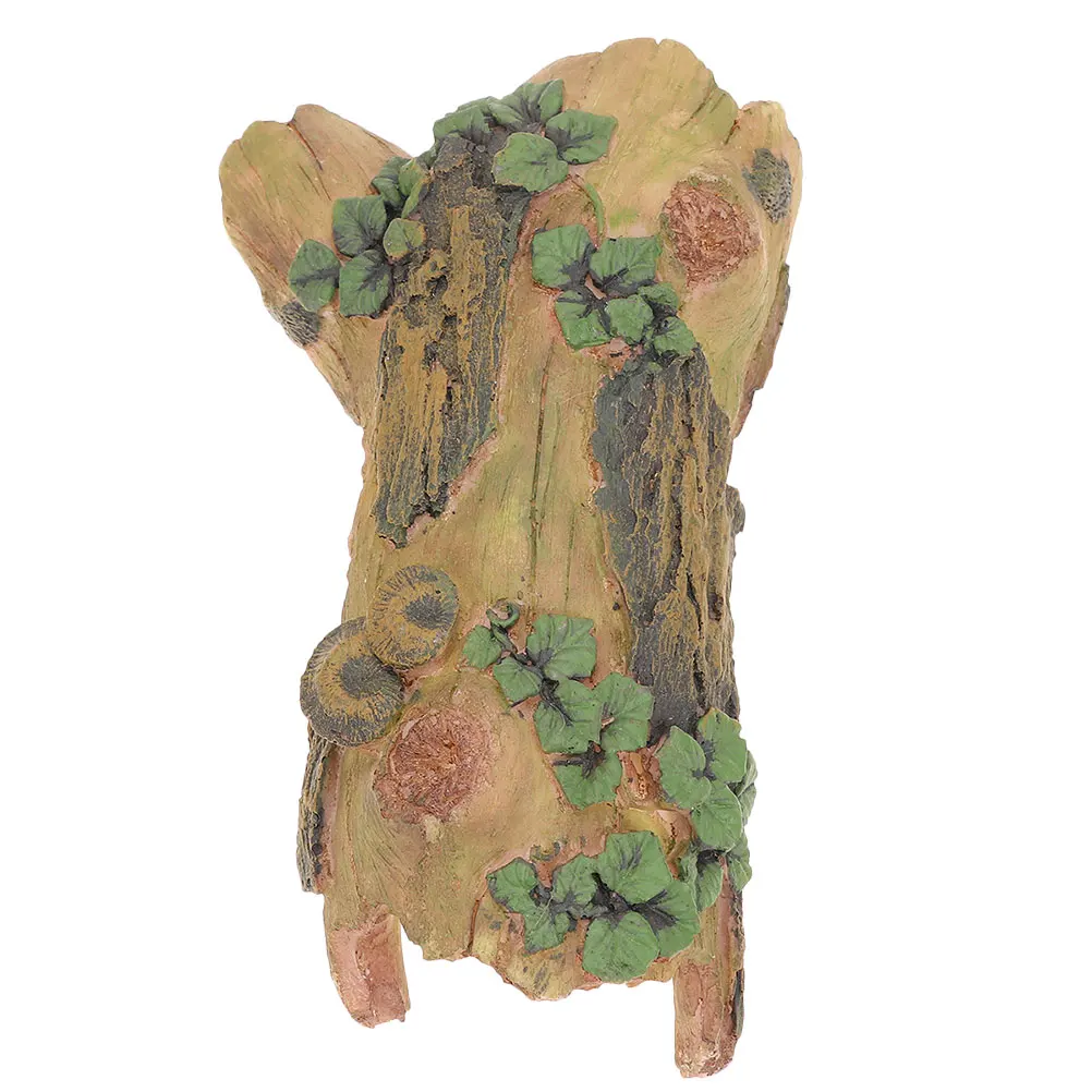 

Lizard Cave Reptile Hideout Natural Tree Trunk Hollow For Gecko Snake Terrarium Resin Climbing Decor Bark Habitat Lizard Tank