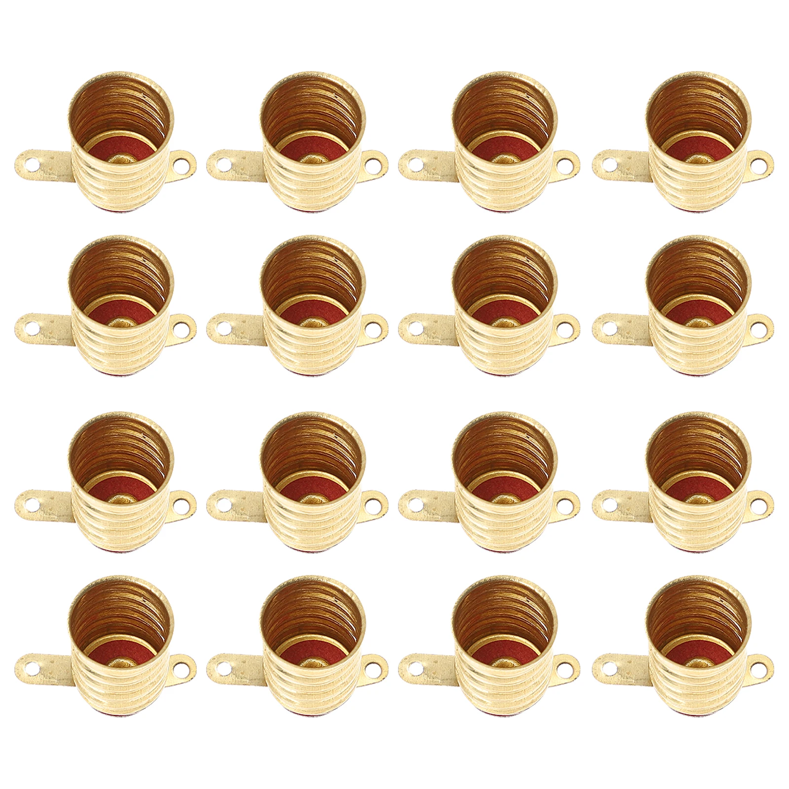 

25pcs Mini Bulbs Light Base Lamp Holder Screw Socket Electrical Test Full Copper Durable School Experiment Accessories