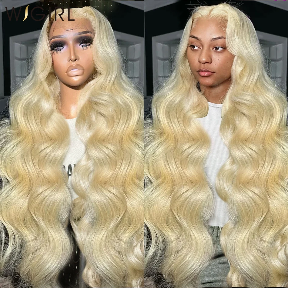 Wigirl Body Wave Honey Blonde 13x4 Lace Frontal Human Hair Wigs 250% Remy 613 Colored 13x6 Lace Frontal Wig For Women