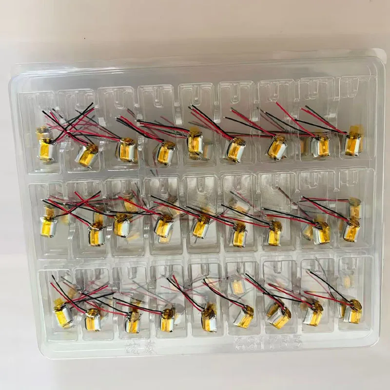 10pcs Rechargeable 3.7v 60mah 10100 Li-Polymer Cylindrical Lipo Battery With Protection Circuit Board Wholesale