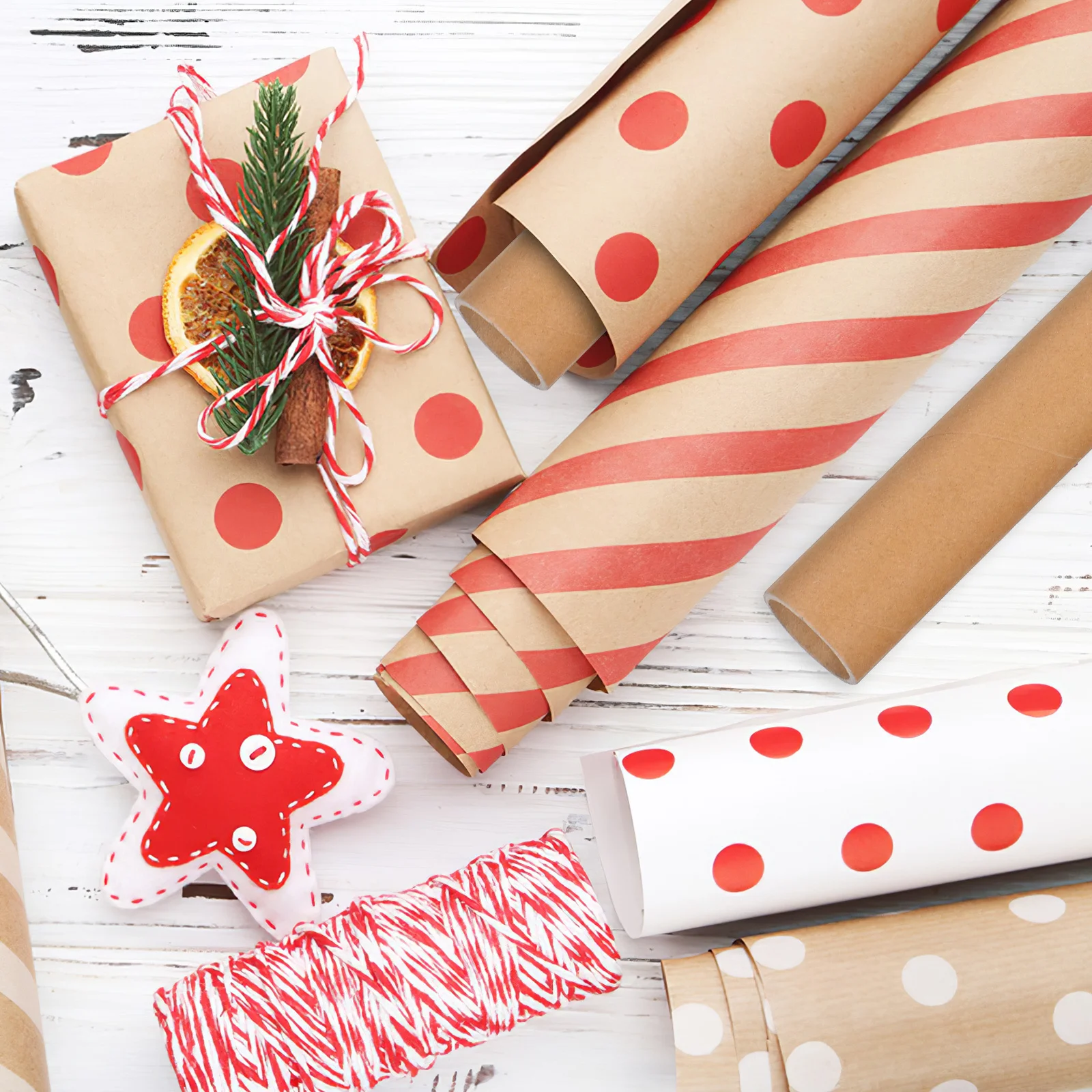 

20Pcs Brown Paper Cardboard Tubes - Eco Friendly Round Shipping Tubes for Posters Maps Art Prints Long Term Storage Mailing