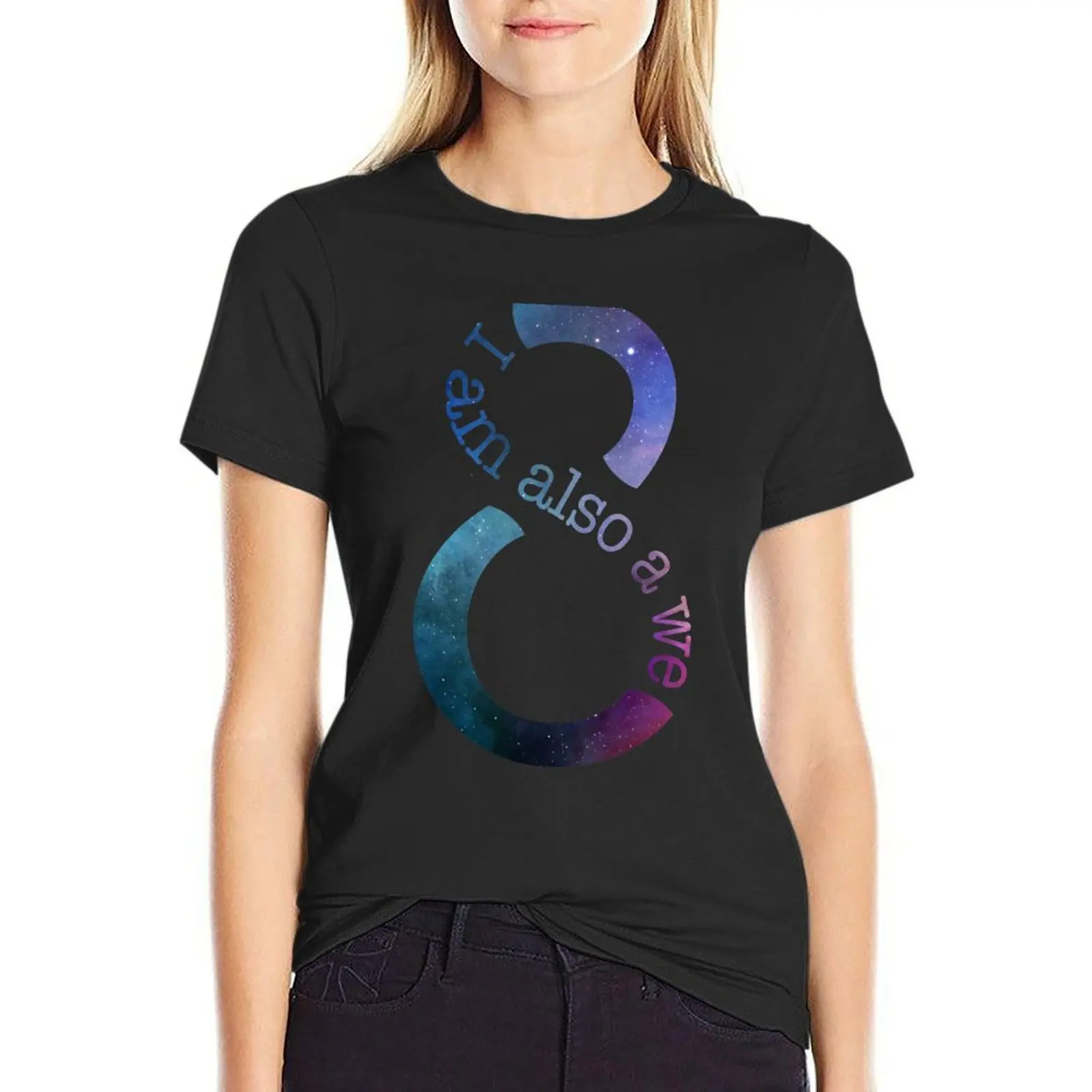 

Sense8 - I am also a we GALAXY edition T-Shirt Aesthetic clothing kawaii clothes funny workout t shirts for Women