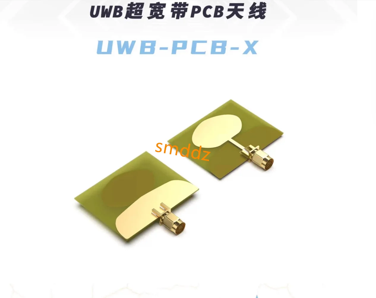 

5 piece. UWB Omnidirectional PCB Antenna, UWB-PCB-X Ultra Wideband Low Cost High Performance