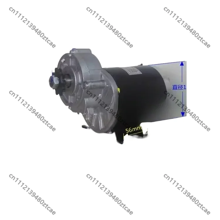 MY1020 DC Brushed Motor 450W 24V 36V 48V Permanent Magnet for E-Bike Scooter Tricycle Conversion Kit