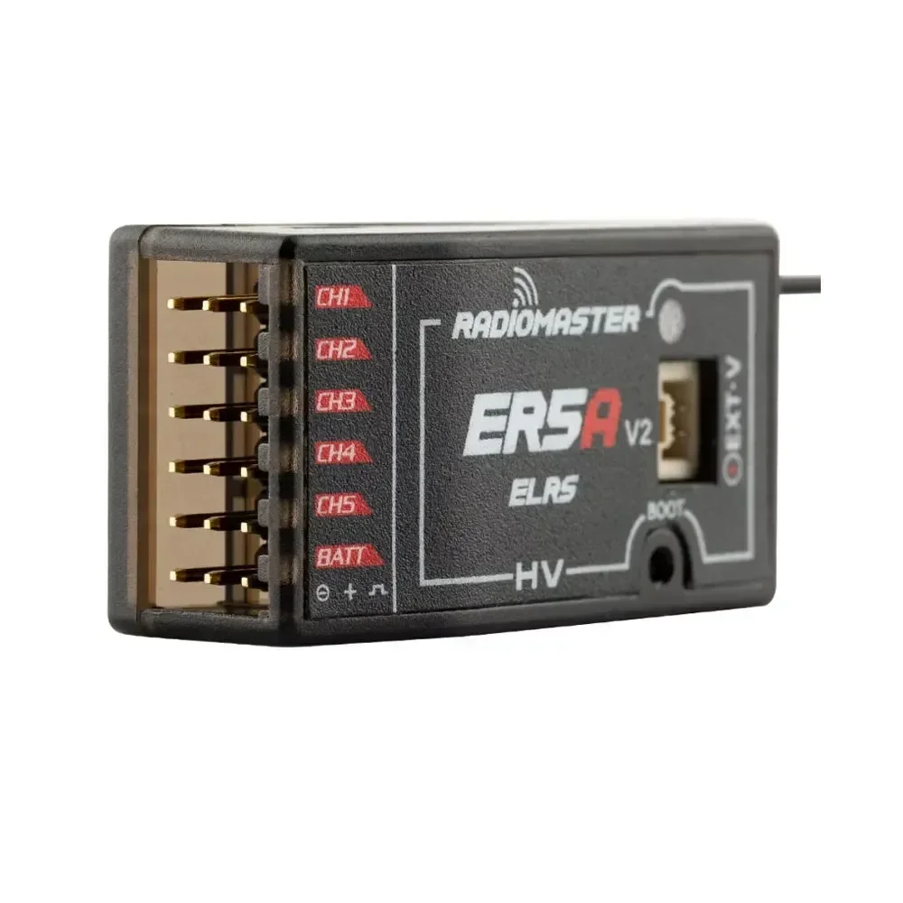 

Radiomaster ER5A 2.4GHz 5CH ELRS PWM Mini Receiver - Voltage Return for RC FPV Fixed-Wing/Racing Drone/Multirotor