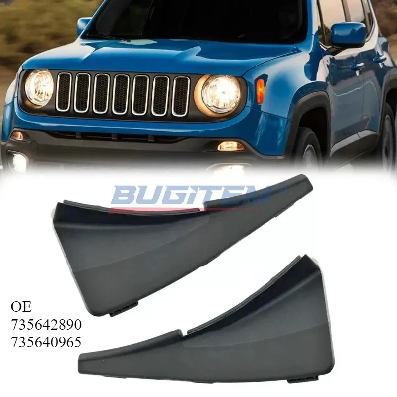 

Для Jeep Renegade 2016-2021 5UW34LXHAA 5UW35LXHAA новый 2 шт. OE 735642890 735640965 левая и правая крышка углового стеклоочистителя лобового стекла