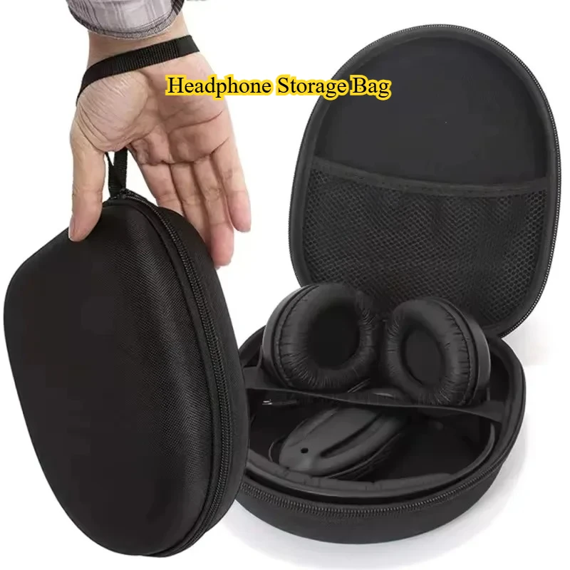 

EVA earphone storage bag portable head mounted universal large earphone Bluetooth earphone multifunctional storage bag