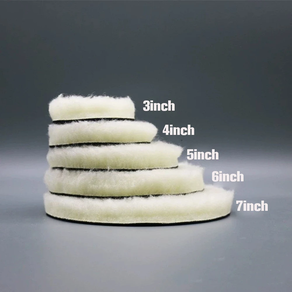 3/4/5/6/7 Inch Polishing Kit Polishing Pad Car Waxing Sponge Disk Wool Wheel Auto Paint Care Polisher Pads for Car Polisher
