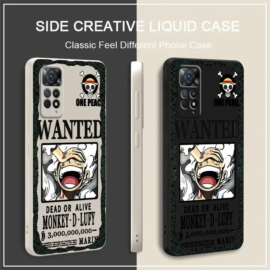 Phone Cover Case for Xiaomi Redmi Note 15 Pro Plus 14 12S 8 9 Note 14 13 11S 11 12 9S 10 Lite Anime Ones Pieces