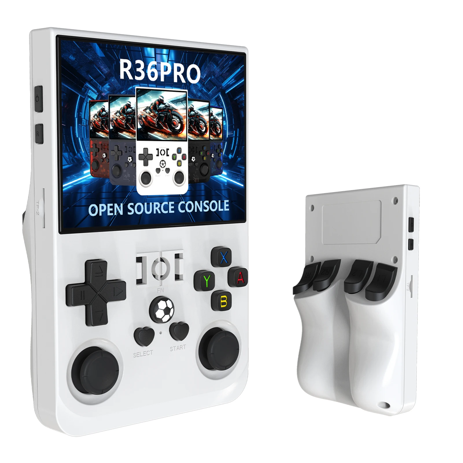 

R36PRO Handheld Game Console 3.5 Inch 128G Built-in 20000+Games Portable Retro Video Game Players Present for Adult
