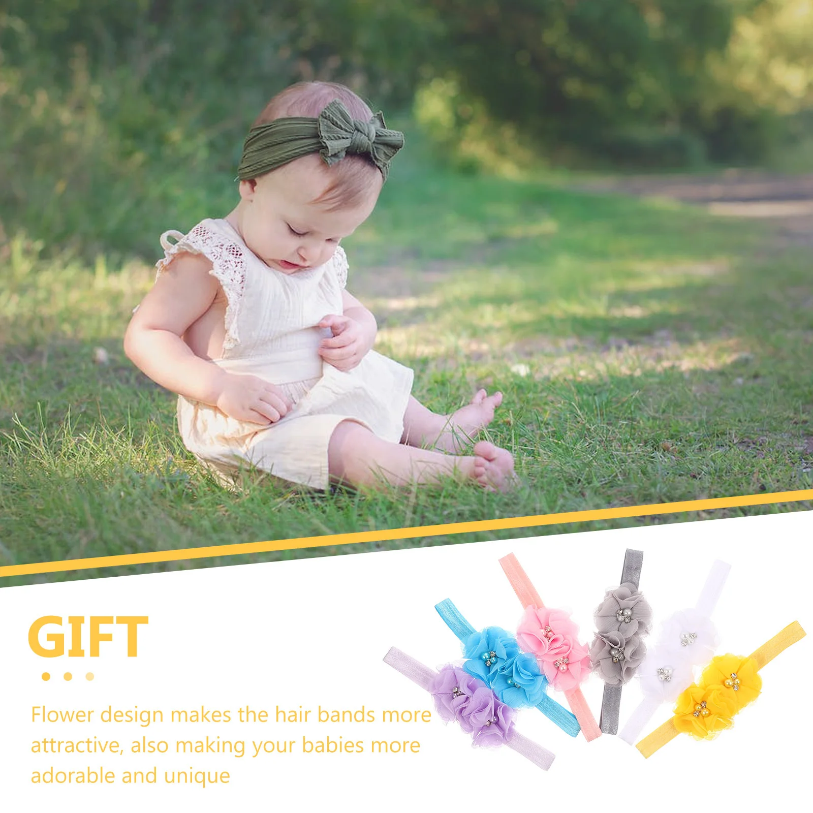 

6 Pcs Headbands Accessories European Fashion Hair Fabric Cotton for