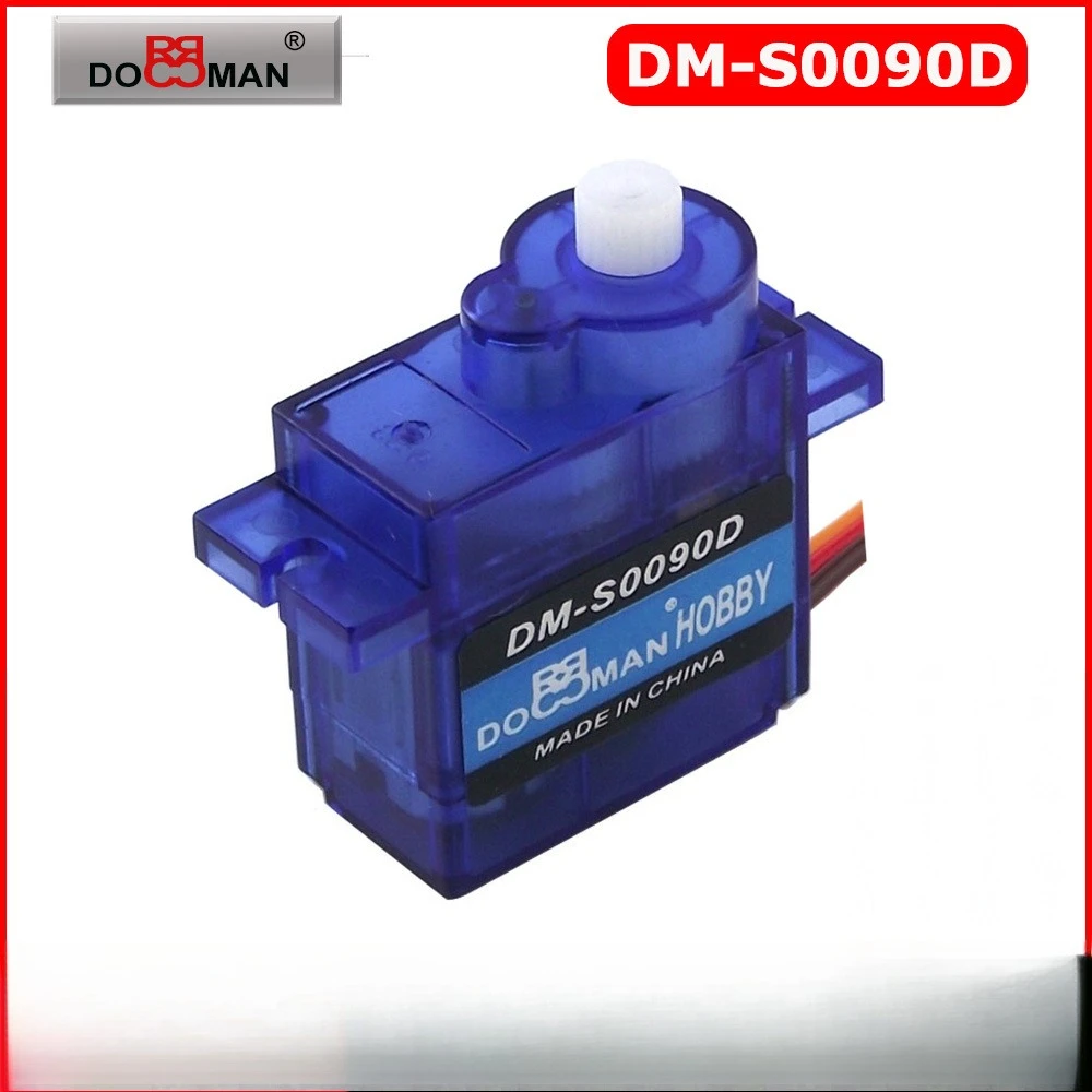 DORCRCMAN DM-S0090D RC Micro Digital Servo Plastic Gear Carbon Brush Motor for Robot Airplane Servos