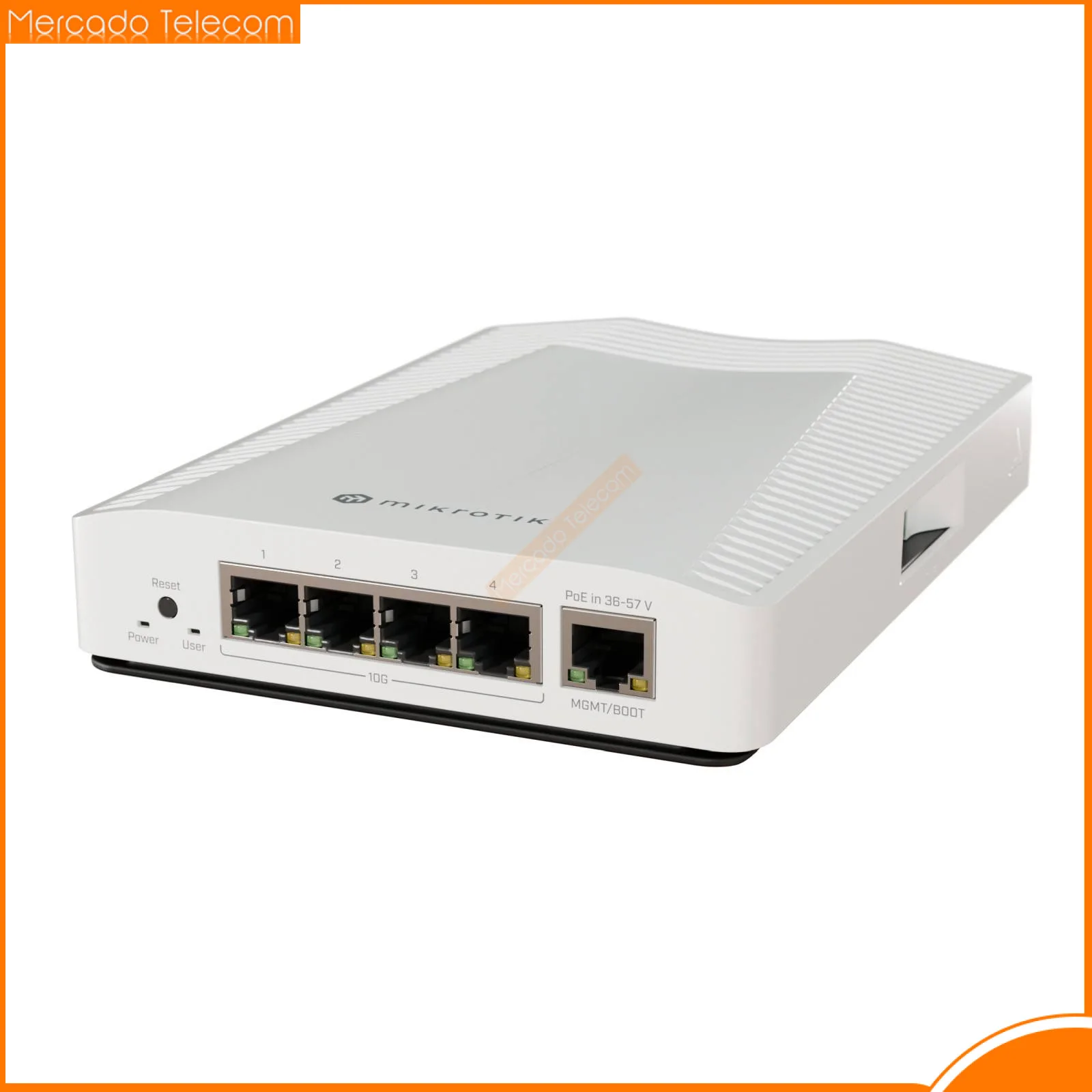 Mikrotik CRS304-4XG-IN 4-port 10 Gigabit Ethernet Switch Redundant Power Supply