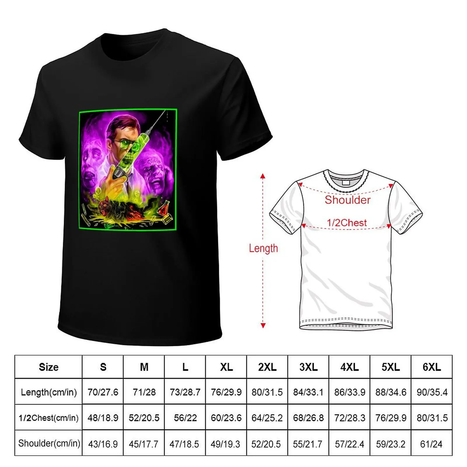 Reanimator Movie Fan art gifts T-Shirt graphic t shirts for man T-Shirt