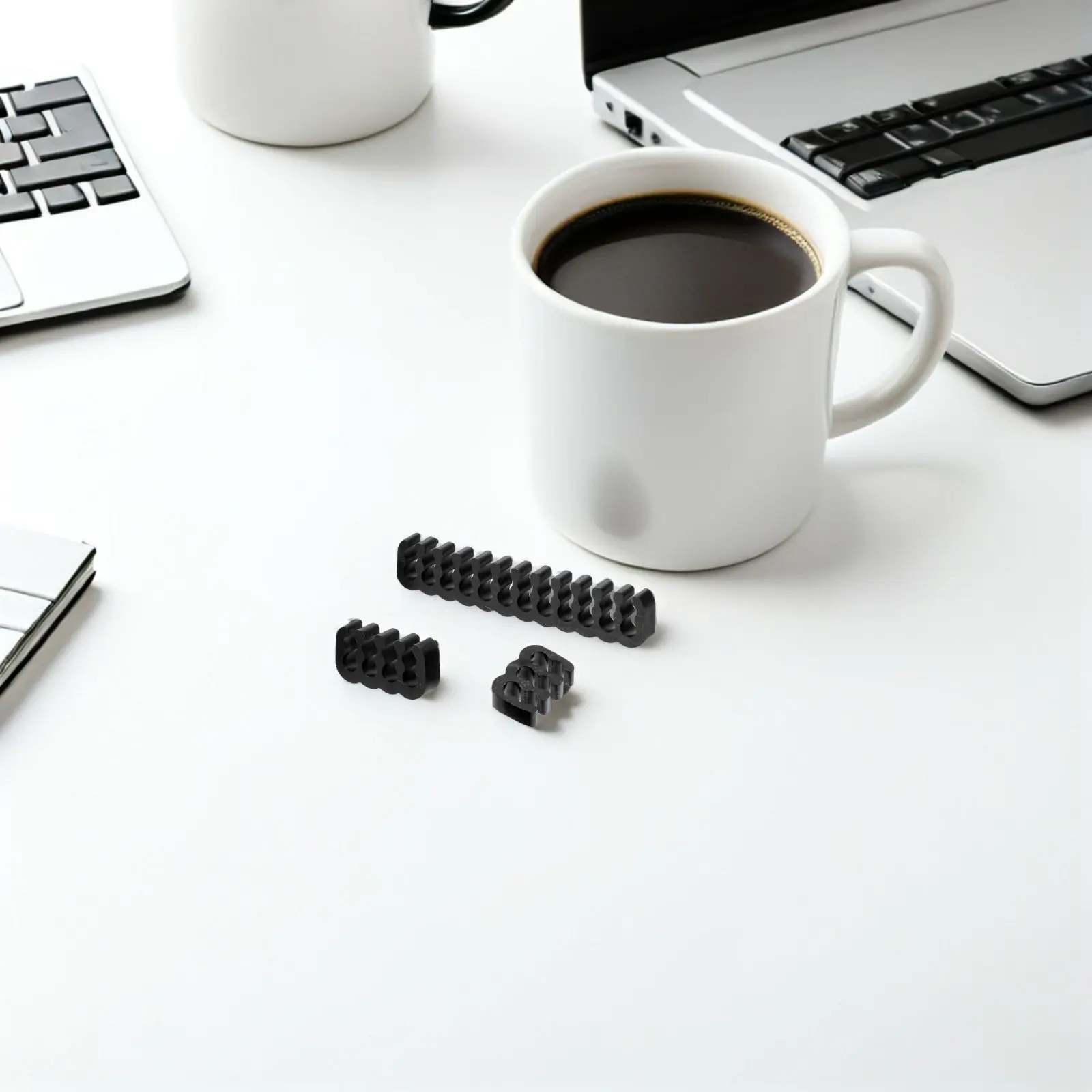 Computer Cable Organizer Comb Holder Clips Desk Management Charging Cord Organiser Office