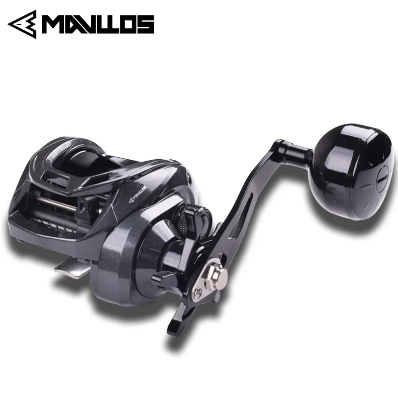 

Decrk Saltwater Fishing Baitcasting Reel with Single Hnadle, Drag Power 15KG Ratio 6.4:1 Sea Waterproof Bait Casting Reel