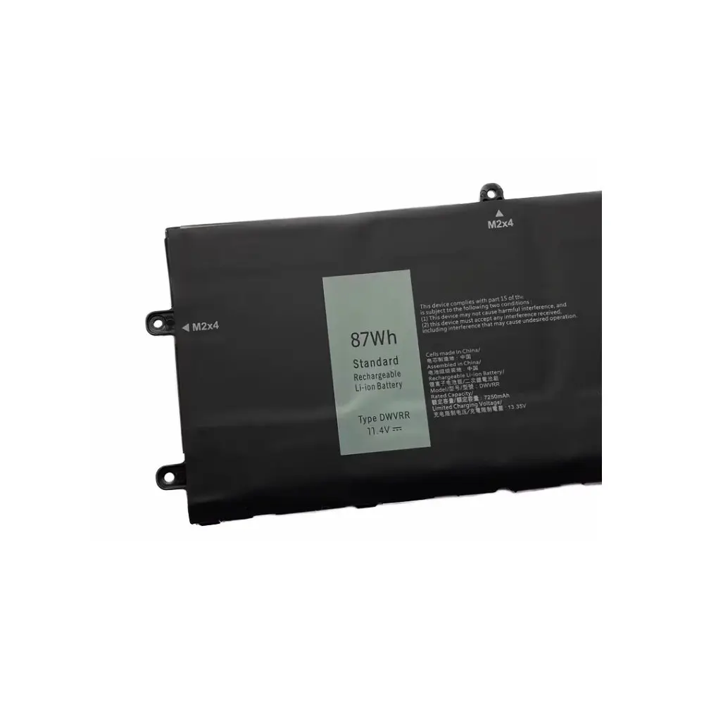 

Аккумулятор для ноутбука Dell Alienware X15 R1 R2 Alienware X17 R1 R2 серии 0817GN 817GN 0NR6MH NR6MH 11,4 В 87WH DWVRR