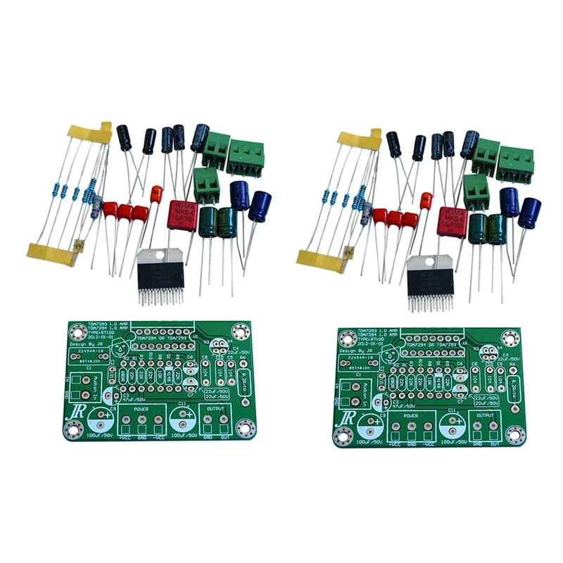 RISE-2X TDA7294 80W 100W Mono Audio AMP Amplifier Board DC30V-40V Kits Fit For TDA7293 Green