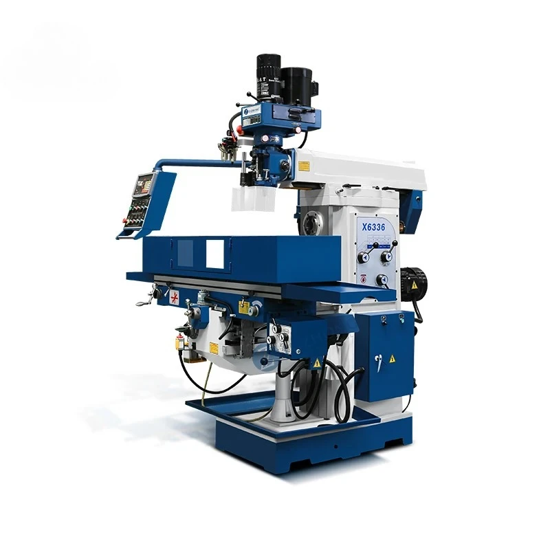 Horizontal Digital Milling Machine New Condition Heavy Construction with Automatic Turret Milling Worktable