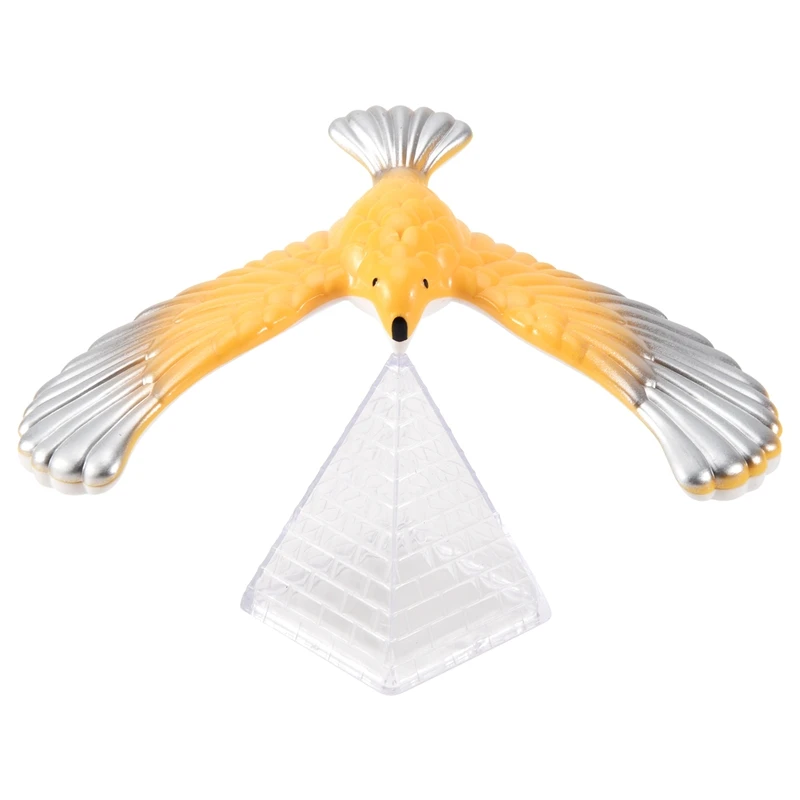 Magic Balancing Bird Science Desk Speelgoed Balancering Adelaar Nieuwigheid Leuke Kinderen Leren Geschenk Kind Educatief Speelgoed Met Piramide Stand,