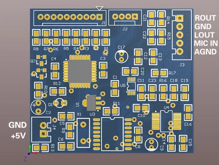 0-100kinds of effect DSP digital reverberation module Cara OK reverberation board mixer module FOR POWER Amplifier