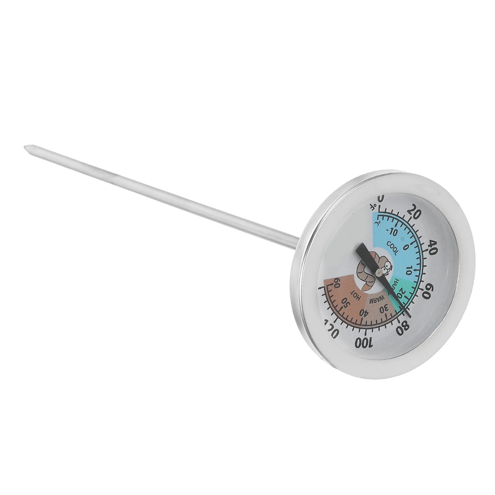 

Soil Thermometer Stainless Steel Plant Temperature Hygrometer Moisture Meter Garden Compost Testing Kits Soil PH Tester Water